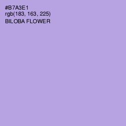 #B7A3E1 - Biloba Flower Color Image