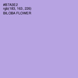 #B7A3E2 - Biloba Flower Color Image