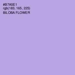 #B7A5E1 - Biloba Flower Color Image