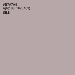 #B7A7A9 - Silk Color Image