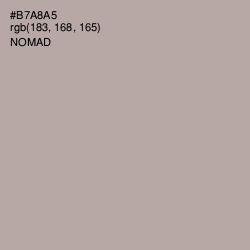 #B7A8A5 - Nomad Color Image