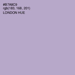 #B7A8C9 - London Hue Color Image