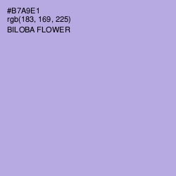 #B7A9E1 - Biloba Flower Color Image