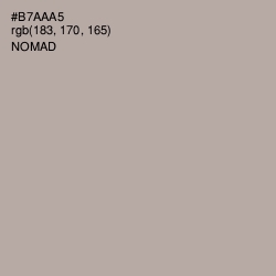 #B7AAA5 - Nomad Color Image