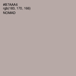 #B7AAA6 - Nomad Color Image