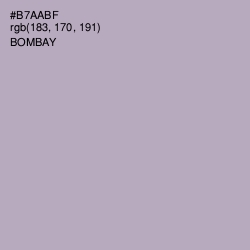 #B7AABF - Bombay Color Image