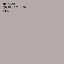 #B7ABA9 - Silk Color Image