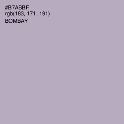 #B7ABBF - Bombay Color Image
