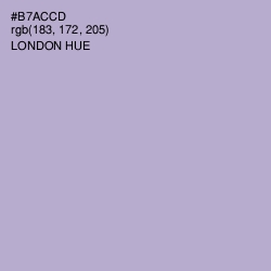 #B7ACCD - London Hue Color Image