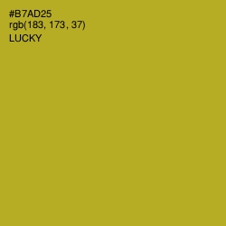 #B7AD25 - Lucky Color Image