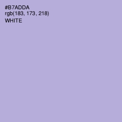 #B7ADDA - Lavender Gray Color Image