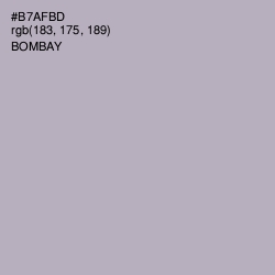 #B7AFBD - Bombay Color Image