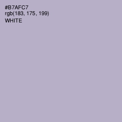 #B7AFC7 - London Hue Color Image