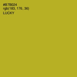 #B7B024 - Lucky Color Image