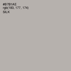 #B7B1AE - Silk Color Image