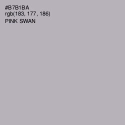 #B7B1BA - Pink Swan Color Image