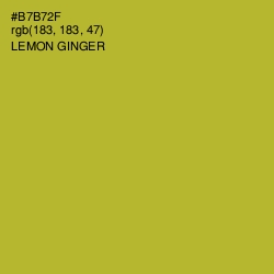 #B7B72F - Lemon Ginger Color Image