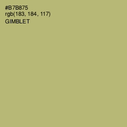 #B7B875 - Gimblet Color Image