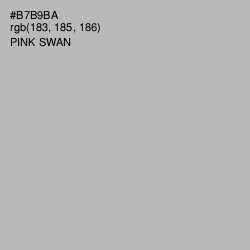 #B7B9BA - Pink Swan Color Image