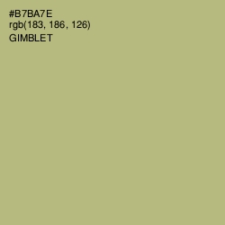 #B7BA7E - Gimblet Color Image