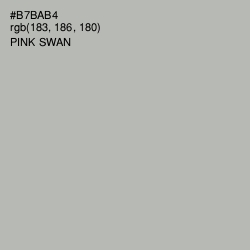 #B7BAB4 - Pink Swan Color Image