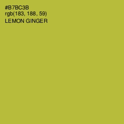 #B7BC3B - Lemon Ginger Color Image