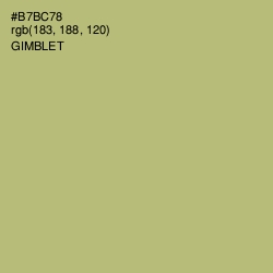 #B7BC78 - Gimblet Color Image