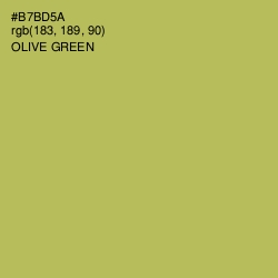 #B7BD5A - Olive Green Color Image