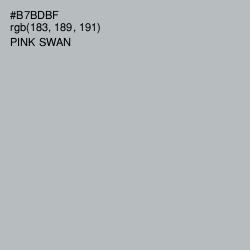 #B7BDBF - Pink Swan Color Image