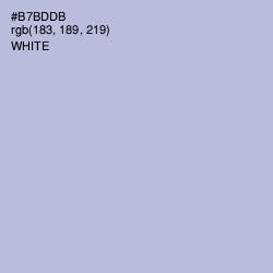 #B7BDDB - Lavender Gray Color Image