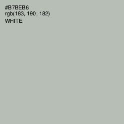 #B7BEB6 - Pink Swan Color Image