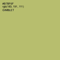 #B7BF6F - Gimblet Color Image