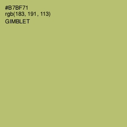 #B7BF71 - Gimblet Color Image