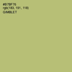 #B7BF76 - Gimblet Color Image