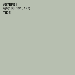 #B7BFB1 - Tide Color Image