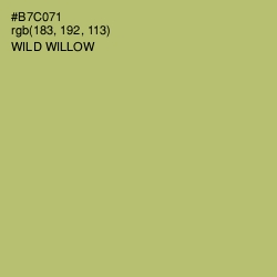 #B7C071 - Wild Willow Color Image