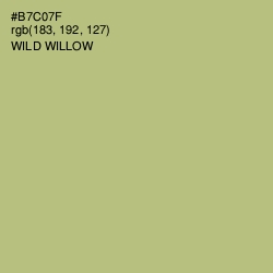 #B7C07F - Wild Willow Color Image
