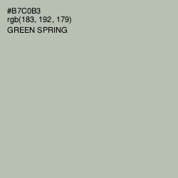 #B7C0B3 - Green Spring Color Image