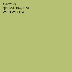#B7C173 - Wild Willow Color Image