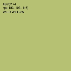 #B7C174 - Wild Willow Color Image