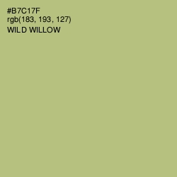 #B7C17F - Wild Willow Color Image