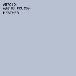 #B7C1D1 - Heather Color Image