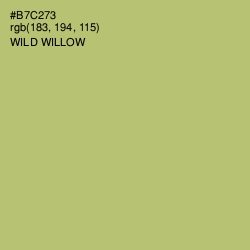 #B7C273 - Wild Willow Color Image