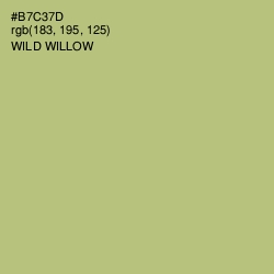 #B7C37D - Wild Willow Color Image