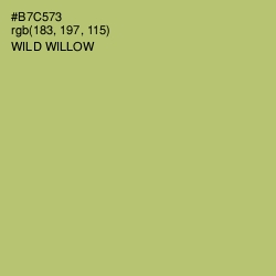 #B7C573 - Wild Willow Color Image