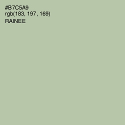 #B7C5A9 - Rainee Color Image