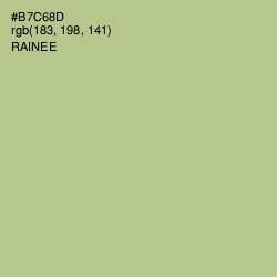 #B7C68D - Rainee Color Image