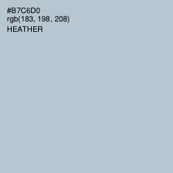 #B7C6D0 - Heather Color Image