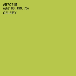 #B7C74B - Celery Color Image