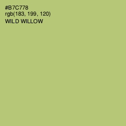 #B7C778 - Wild Willow Color Image